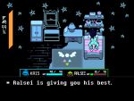  alternate_hairstyle animated anthro bed bovid caprine cowgirl_position deltarune digital_media_(artwork) duo female from_front_position furniture goat human kris_(deltarune) male male/female mammal on_bottom on_top pixel_(artwork) ralsei sex straddling undertale_(series) video_games 