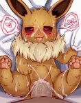  &lt;3 &lt;3_eyes 2022 :3 bed bed_sheet bedding bestiality blush bodily_fluids brown_body censored cum cum_in_pussy cum_inside cum_on_body cum_on_face cute_fangs duo eevee female female_penetrated feral fur furniture genital_fluids grabbing_sheets hi_res himimi human interspecies lying male male/female male_penetrating male_penetrating_female mammal mosaic_censorship neck_tuft nintendo on_back on_bed orgasm pawpads penetration penile penile_penetration pok&eacute;mon pok&eacute;mon_(species) pok&eacute;philia speech_bubble sweat tan_body tan_fur tears tongue tongue_out tuft vaginal vaginal_penetration video_games 