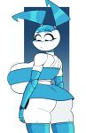  2022 android big_breasts blue_body breasts butt female fingers hi_res huge_breasts jenny_wakeman machine my_life_as_a_teenage_robot nickelodeon not_furry robot solo white_body zetaskully 