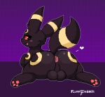  &lt;3 anus balls big_butt blush butt digital_media_(artwork) eeveelution feral fluffydasher genitals male nintendo paws pixel_(artwork) pok&eacute;mon pok&eacute;mon_(species) solo spread_legs spreading umbreon video_games 