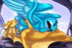  69_position anal balls blanket_(character) blue_body blue_fur bodily_fluids cum dragon ear_frill erection eyes_closed feathered_wings feathers fellatio feral feral_on_feral feral_penetrated feral_penetrating feral_penetrating_feral frill_(anatomy) fur furred_dragon genital_fluids genitals horn horn_jewelry lying male male/male male_penetrated male_penetrating male_penetrating_male membrane_(anatomy) membranous_wings mutual_oral neck_frill nude on_back oral oral_penetration pawpads paws penetration penile penis rimming scalie sex sugar.rush tsargoth western_dragon wings 