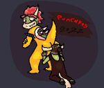  anal anthro bowser clothing duo horn koopa male male/male mario_bros nintendo oral rimming scalie sex simple_background spikes video_games 