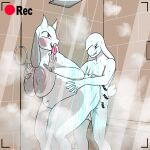  absurd_res against_surface anthro asriel_dreemurr bovid caprine duo female from_behind_position goat hi_res incest_(lore) male male/female mammal mother mother_and_child mother_and_son nude on_glass parent parent_and_child plap recording sex shower son tongue tongue_out toriel undertale undertale_(series) video_games wallyroo wet 