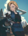  android_18 dragon_ball dragon_ball_z fajyobore highres 