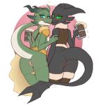  2022 alcohol anthro beer beverage blush butt clothed clothing dragon dreamworks drunk duo evilymasterful eyebrows eyelashes female green_sclera horn how_to_train_your_dragon kobold legwear looking_at_viewer looking_back looking_back_at_viewer night_fury panties panties_down partially_clothed scalie substance_intoxication svellera underwear underwear_down western_dragon 