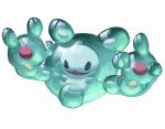  2021 ambiguous_gender cell_(organism) green_body humanoid jam_uo nintendo open_mouth open_smile pok&eacute;mon pok&eacute;mon_(species) reuniclus simple_background smile solo video_games white_background 