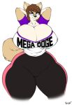 &lt;3 2019 absurd_res accessory anthro artist_name big_breasts bouncing_breasts breast_jiggle breast_squish breasts brown_body brown_fur brown_hair canid canine canis cleavage cleavage_overflow clothed clothing curvaceous curvy_figure deva_(fluffyeevee40) digital_drawing_(artwork) digital_media_(artwork) domestic_dog eyelashes eyewear female fur glasses hair hair_accessory hairclip hands_behind_head hi_res hourglass_figure huge_breasts jiggling looking_at_viewer mammal multicolored_body multicolored_fur shiba_inu short_hair short_tail signature simple_background small_waist smile solo spitz squish superix tan_body tan_fur teal_eyes thick_thighs two_tone_body two_tone_fur voluptuous white_background wide_hips 