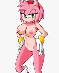  absurd_res amy_rose andromorph anthro big_breasts breasts camel_toe clothing eulipotyphlan female gloves green_eyes hair hands_on_hips handwear hedgehog hi_res intersex legwear mammal pink_body pink_hair sega shaved_pussy sodaska sonic_the_hedgehog_(series) tights wide_hips 