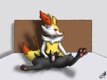  anthro bestiality black_body black_fur blush bodily_fluids braixen cheek_tuft clenched_teeth disembodied_penis drooling duo facial_tuft female feral fur genital_fluids genitals hi_res humanoid_genitalia humanoid_penis male male/female nintendo nonny18675309 pawpads paws penetration penis pok&eacute;mon pok&eacute;mon_(species) pussy_juice red_body red_eyes red_fur saliva teeth tuft vaginal vaginal_penetration video_games white_body white_fur yellow_body yellow_fur 