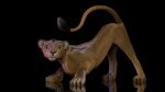  3d_(artwork) 3danimal 3dart 3dartwork 3dferal 3dlion bigcat digital_media_(artwork) felid feline female feral fur hair hi_res lion mammal pantherine realistic ruark solo 