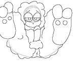  anus bovid butt caprine feet fur genitals hi_res male mammal penis presenting presenting_hindquarters schyllu_(artist) sheep solo wool_(fur) 