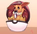  anthro bdsm bondage bound eevee hi_res inflation kastmi male nintendo pok&eacute;ball pok&eacute;mon pok&eacute;mon_(species) solo transformation trapped video_games 