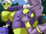  anal anthro beerus bent_over big_breasts big_butt breasts butt dragon_ball dragon_ball_super female hi_res huge_butt interspecies jyto mammal oral rimming sex 