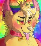  ahegao animated animated_png anthro canid canine collar hi_res hypnosis hypnotic_eyes jacobart lgbt_pride looking_pleasured male mammal mind_control pride_color_background pride_colors simple_background solo 