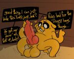  adventure_time anthro canid canine canis cartoon_network domestic_dog jake_the_dog male mammal masturbation nonbinary_bunny solo 