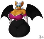  2019 4k absurd_res anthro armwear artist_name bedroom_eyes big_breasts bodysuit breasts chiropteran cleavage clothed clothing curvaceous curvy_figure digital_drawing_(artwork) digital_media_(artwork) elbow_gloves eyelashes eyeshadow female fingers fur gloves hair hand_on_hip handwear hi_res hourglass_figure huge_breasts looking_at_viewer makeup mammal multicolored_body multicolored_fur narrowed_eyes open_wings rouge_the_bat seductive sega short_hair signature simple_background skinsuit small_waist smile solo sonic_the_hedgehog_(series) superix tan_body tan_fur teal_eyes teeth thick_thighs tight_clothing two_tone_body two_tone_fur voluptuous white_background white_body white_fur white_hair wide_hips wings 