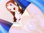  :o fingering hyoda_anna masturbation pussy red_eyes solo spread_legs thighhighs tinkle_bell tsukiakari_no_raspberry 