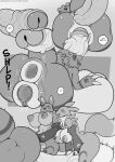  2022 abdominal_bulge anal anal_penetration anthro anthro_penetrating armwear bandai_namco big_breasts big_butt big_penis breasts bridal_gauntlets butt clothing comic dialogue digimon digimon_(species) digital_media_(artwork) double_penetration english_text eyes_closed facial_markings female female_penetrated freckles_(artist) genitals greyscale group guilmon gynomorph gynomorph/female gynomorph_penetrating gynomorph_penetrating_female head_markings huge_breasts huge_butt huge_hips huge_penis humanoid_genitalia humanoid_penis hyper hyper_breasts hyper_butt hyper_genitalia hyper_penis intersex intersex/female intersex_penetrating intersex_penetrating_female markings monochrome mostly_nude neck_tuft nipples nude onomatopoeia open_mouth penetration penile penile_penetration penis penis_in_ass penis_in_pussy renamon sex sound_effects speech_bubble text thick_thighs tongue tongue_out translucent translucent_body trio tuft url vaginal vaginal_penetration vein veiny_penis wide_hips 