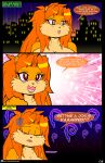  2019 absurd_res anthro apricot_(viroveteruscy) big_breasts breasts city cityscape comic english_text eyes_closed female fur hair hi_res lights mammal multicolored_body multicolored_fur open_mouth orange_body orange_fur orange_hair red_eyes rodent sciurid solo text two_tone_body two_tone_fur viroveteruscy warning_cream_filled 