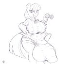 2018 animal_genitalia animal_penis anthro anthrofied badgerben balls big_balls big_breasts big_penis breasts bulge clothing clothings dress earth_pony equid equine equine_penis eyewear fingers friendship_is_magic genital_outline genitals glasses gynomorph half-closed_eyes hasbro hi_res holding_object horse huge_balls huge_breasts huge_penis humanoid_hands hyper hyper_balls hyper_genitalia hyper_penis intersex looking_at_viewer mammal monochrome my_little_pony narrowed_eyes open_mouth open_smile penis penis_outline photo_finish_(mlp) pony smile solo 