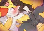  alternate_version_at_source anal anal_penetration anthro anthro_penetrated balls big_penis blush bodily_fluids braixen censored double_penetration drowzee fellatio gangbang genital_fluids genitals group group_sex hand_on_penis hi_res humanoid humanoid_on_anthro humanoid_penetrating humanoid_penetrating_anthro hypno_(pok&eacute;mon) male male/male male_penetrated male_penetrating male_penetrating_male nintendo oral oral_penetration penetration penile penis pok&eacute;mon pok&eacute;mon_(species) precum question_mark questionable_consent red_eyes sex sweat sweatdrop tears video_games yousan 