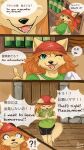  anthro begging blush canid canine canis child clothed clothing colored comic daughter dialogue duo english_text female garyu_ryuto japanese_text mammal misutora mother open_mouth parent sheila_(garyu_ryuto) surprise text wolf young 
