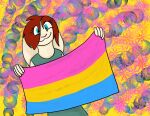  female hi_res humanoid isabell lagomorph leporid lgbt_pride mammal pansexual_pride_colors pride_color_flag pride_colors rabbit solo thebonebutterfly 