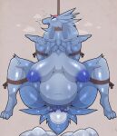  ahegao anivia_(lol) anthro areola avian bdsm belly big_belly big_breasts bird blue_areola blue_body blue_feathers blue_nipples blue_pussy bodily_fluids bondage bound breasts clitoris drooling egg feathers female forced_spreading forehead_gem genital_fluids genitals hi_res hyper hyper_belly lactating league_of_legends looking_pleasured nipples oviposition pregnant pubes puffy_nipples pussy pussy_juice restraints riot_games rope rope_bondage sagging_breasts saliva sepiruth solo spread_legs spreading suspended_in_midair thick_thighs tongue tongue_out video_games 