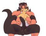  anthro biceps black_body black_ears black_foreskin black_glans black_inner_ear black_legs black_nipples black_penis black_perineum black_scales black_tongue cervid cervine chiderg chisuun claws dragon duo ear_piercing erection foreskin genitals glans hi_res horn hot_dogging humanoid_genitalia humanoid_penis imminent_sex inner_ear_fluff male male/male mammal moobs multicolored_body multicolored_scales muscular muscular_anthro muscular_male navel nipples nude open_mouth overweight overweight_anthro overweight_male pecs penis perineum piercing reptile scales scalie sharp_teeth solo teeth tongue tuft two_tone_body two_tone_scales 