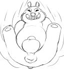  alien anthro anus belly big_belly butt cannonball_(lilo_and_stitch) disney experiment_(disambiguation) experiment_(lilo_and_stitch) hi_res highguard legs_up lilo_and_stitch male presenting presenting_hindquarters puffy_anus slightly_chubby solo 