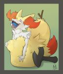  abdominal_bulge ambiguous_gender anthro arkailart biped braixen canid canine canis colored digital_drawing_(artwork) digital_media_(artwork) drool_on_face duo feet_first fluffy fluffy_ears fluffy_tail fox hi_res jackal lucario mammal neck_tuft nintendo open_mouth pok&eacute;mon pok&eacute;mon_(species) randomlucario shaded simple_background squish tight_fit tuft video_games vore 