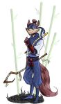  2015 absurd_res alpha_channel anthro bamboo brown_body brown_fur clothed clothing fur hi_res holding_object holding_polearm holding_weapon jokeropedia male mammal melee_weapon polearm procyonid raccoon rioichi_cooper simple_background sly_cooper_(series) solo sony_corporation sony_interactive_entertainment sucker_punch_productions transparent_background video_games weapon 