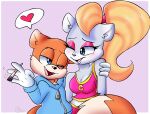  &lt;3 anthro berri big_breasts blonde_hair blue_eyes blush breasts canon_couple chipmunk cigar cigarette cleavage clothed clothing conker conker&#039;s_bad_fur_day daww duo eye_contact female fur ground_squirrel hair hand_on_shoulder hi_res holding_cigar holding_cigarette holding_object looking_at_another love male male/female mammal narrowed_eyes one_eye_closed open_mouth open_smile rareware rodent romantic romantic_ambiance romantic_couple sciurid smile teeth tree_squirrel video_games wink yoshiyoshi700 