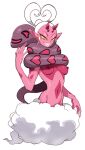  2022 4_horns breasts cloud enamorus enamorus_(incarnate_form) female glistening glistening_body glistening_skin hair hi_res horn humanoid humanoid_pointy_ears lightsource lips multi_horn nintendo pink_body pink_lips pink_skin pok&eacute;mon pok&eacute;mon_(species) pokemon_legends_arceus pupils simple_background slim small_breasts small_waist solo thick_lips video_games white_background white_hair white_pupils yellow_sclera 