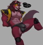  abs accessory animatronic anthro bodily_fluids bound bulge canid canine clothing dialogue digital_media_(artwork) dripping ear_piercing english_text eye_patch eyewear five_nights_at_freddy&#039;s fox fur glamrock_foxy_(fnaf) gold_(metal) gold_tooth hair hands_behind_back headband hi_res kato200_0 long_hair machine male mammal multicolored_body multicolored_fur muscular muscular_anthro muscular_male navel nipples open_mouth pecs piercing pirate robot saliva saliva_drip scottgames shoulder_pads signature solo sweat teeth text underwear video_games 