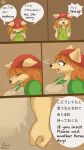  anthro bodily_fluids canid canine canis child clothing colored comic daughter duo english_text female fist garyu_ryuto japanese_text mammal misutora mother parent sheila_(garyu_ryuto) tears text young 