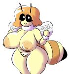  antennae_(anatomy) anthro areola arthropod arthropod_abdomen beady_eyes bee big_areola big_breasts big_nipples black_eyes breasts cumlord eyelashes female fur genitals hair hi_res huge_areola huge_breasts huge_nipples hymenopteran insect insect_wings looking_at_viewer navel nipples nude orange_areola orange_hair orange_nipples pubes pussy simple_background slightly_chubby smile solo tan_body thick_thighs white_background white_body white_fur wide_hips wings 