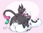  3_toes absol anthro anthro_on_anthro anthro_on_bottom anthro_on_top anthro_penetrated anthro_penetrating anthro_penetrating_anthro anthrofied anus arm_spikes balls balls_deep big_balls big_butt black_body black_fur black_inner_ear black_markings black_tail blush bodily_fluids butt cheek_tuft collar collar_only colored cum cum_in_pussy cum_inside cum_on_butt cum_splatter digital_media_(artwork) dipstick_tail duo eeveelution ejaculation elbow_spikes english_text espeon eyes_closed facial_tuft fan_character feet felid feline female female_on_top female_penetrated fluffy fluffy_tail forehead_gem forked_tail from_front_position fur genital_fluids genitals gloves_(marking) green_eyes green_tail hair hand_on_face hi_res inner_ear_fluff knotting leg_markings leg_tuft legs_up looking_at_another looking_at_partner lying male male/female male_on_bottom male_penetrating male_penetrating_female mammal markings mating_press monotone_ears monotone_hair multicolored_body multicolored_fur multicolored_tail nintendo nude on_back on_bottom on_top one_eye_closed onomatopoeia orgasm pawpads penetration penile penile_penetration penis_in_pussy pink_anus pink_pawpads pink_tail pok&eacute;mon pok&eacute;mon_(species) pok&eacute;morph pussy rear_view reverse_anvil_position reverse_mating_press reverse_missionary_position sex shaded shima_(lucaraixen) simple_background smile socks_(marking) sound_effects spikes spikes_(anatomy) tail_markings text toes touching_face tuft two_tone_body two_tone_fur two_tone_tail unusual_anatomy unusual_tail uromatsu vaginal vaginal_knotting vaginal_penetration video_games white_body white_fur white_hair white_inner_ear_fluff white_tail wink 