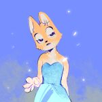  2022 anthro canid canine clothed clothing diane_foxington dreamworks dress ears_up female fox hi_res mammal open_mouth red_fox rybviv simple_background solo tagme the_bad_guys 