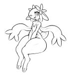  anthro box_(hajimeyou654) cervid cervine fak&eacute;mon faunazon female flat_chested hi_res hooves huge_hips huge_thighs looking_at_viewer mammal sitting smile solo thick_thighs wide_hips 