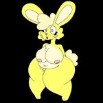  animated anthro big_breasts big_butt blue_eyes breasts butt cuddles_(htf) darylanimates14 female fluffy_chest fur genitals happy_tree_friends huge_butt lagomorph leporid mammal pussy rabbit rotating solo spinning thick_thighs yellow_body yellow_fur 