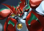  aura daison getter_arc getter_robo getter_robo_arc highres looking_down mecha no_humans portrait robot science_fiction solo super_robot yellow_eyes 