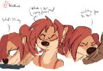  anthro female frustrated hi_res lola_(thesolidprison63) lutrine mammal mustelid nose smelly sniffing solo thesolidprison63 
