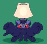  5_toes feet female gengar hi_res humanoid_feet inanimate_transformation lamp marblepan nintendo pok&eacute;mon pok&eacute;mon_(species) purple_feet solo toes transformation video_games 