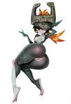  2022 anus armor breasts butt digital_media_(artwork) female genitals hair headgear helmet hi_res humanoid imp johnfoxart long_hair midna nintendo nipples nude pussy red_eyes simple_background solo the_legend_of_zelda twilight_princess video_games white_background 