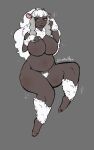  absurd_res anthro big_breasts blush breasts female hi_res looking_at_viewer nessa_(charliecorvinus) nintendo pok&eacute;mon pok&eacute;mon_(species) pubes slightly_chubby solo sweetcendrillon video_games wooloo 