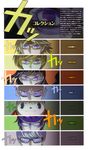  amagi_yukiko black_hair brown_hair concept_art glasses gradient gradient_background hanamura_yousuke kuma_(persona_4) looking_at_viewer megaten official_art persona persona_4 satonaka_chie seta_souji shirogane_naoto soejima_shigenori sunglasses tatsumi_kanji translation_request white_hair 