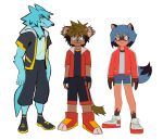  anthro beastman_(bna) brand_new_animal canid canine canis disney disney_plus felid female humanoid kingdom_hearts lion male mammal michiru_kagemori netflix pantherine raccoon_dog riku_(kingdom_hearts) sora_(kingdom_hearts) square_enix studio_trigger tanuki video_games wolf 