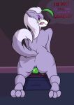  absurd_res accidental_exposure anal anal_masturbation angry anthro anus butt canid canine canis dildo english_text etherial_bitch female five_nights_at_freddy&#039;s five_nights_at_freddy&#039;s:_security_breach furniture hi_res mammal masturbation profanity roxanne_wolf_(fnaf) scottgames sex_toy solo stool text video_games walk-in walked_in_on wolf 