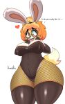  absurd_res animal_crossing blonde_hair breasts canid canine canis cleavage clothed clothing derpybelle domestic_dog eyewear female fishnet fishnet_legwear glasses hair hi_res isabelle_(animal_crossing) jhenightfox legwear mammal nintendo shih_tzu simple_background solo thick_thighs thigh_highs toy_dog video_games white_background wide_hips 